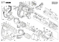 Bosch 3 611 J04 300 Gbh 18 V-Li Cordless Hammer Drill 18 V / Eu Spare Parts